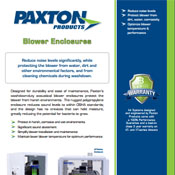 Paxton Blower Enclosures Brochure